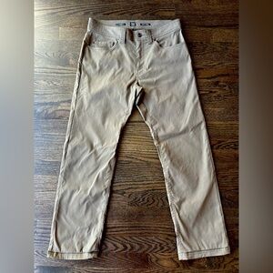 Prana Brown Stretch Hiking Pants Mens 30x32 Outdoor Travel